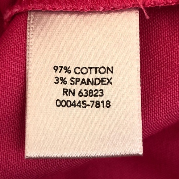 NEW - CHRISTOPHER & BANKS Barbie Pink Cotton Lightweight Zip Front Vest Size XL - Picture 6 of 7